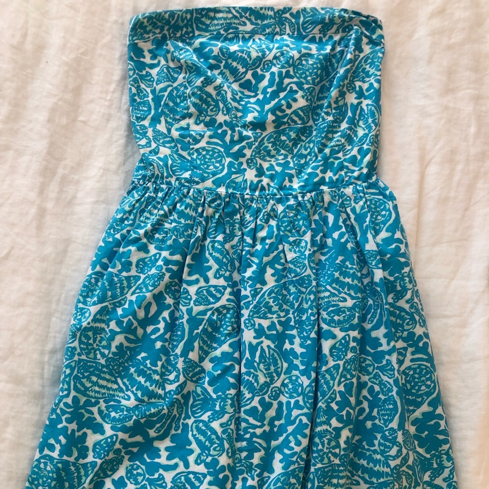 Lilly Pulitzer strapless dress